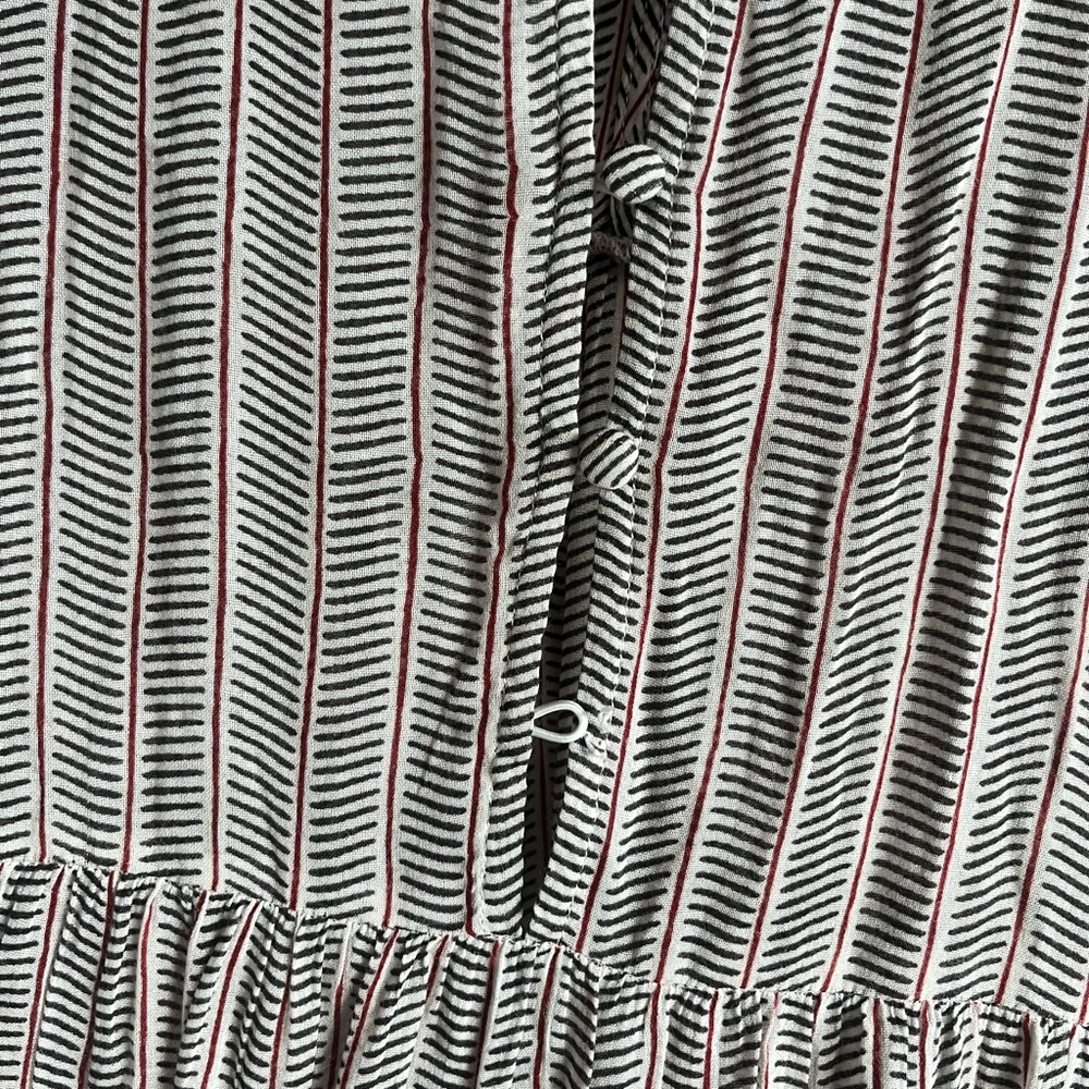 Auguste The Label Taupe Striped Midi Dress - Picture 3 of 3